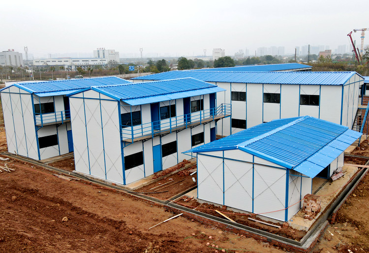 长沙K式活动板房安装视频,工地住人活动板房项目